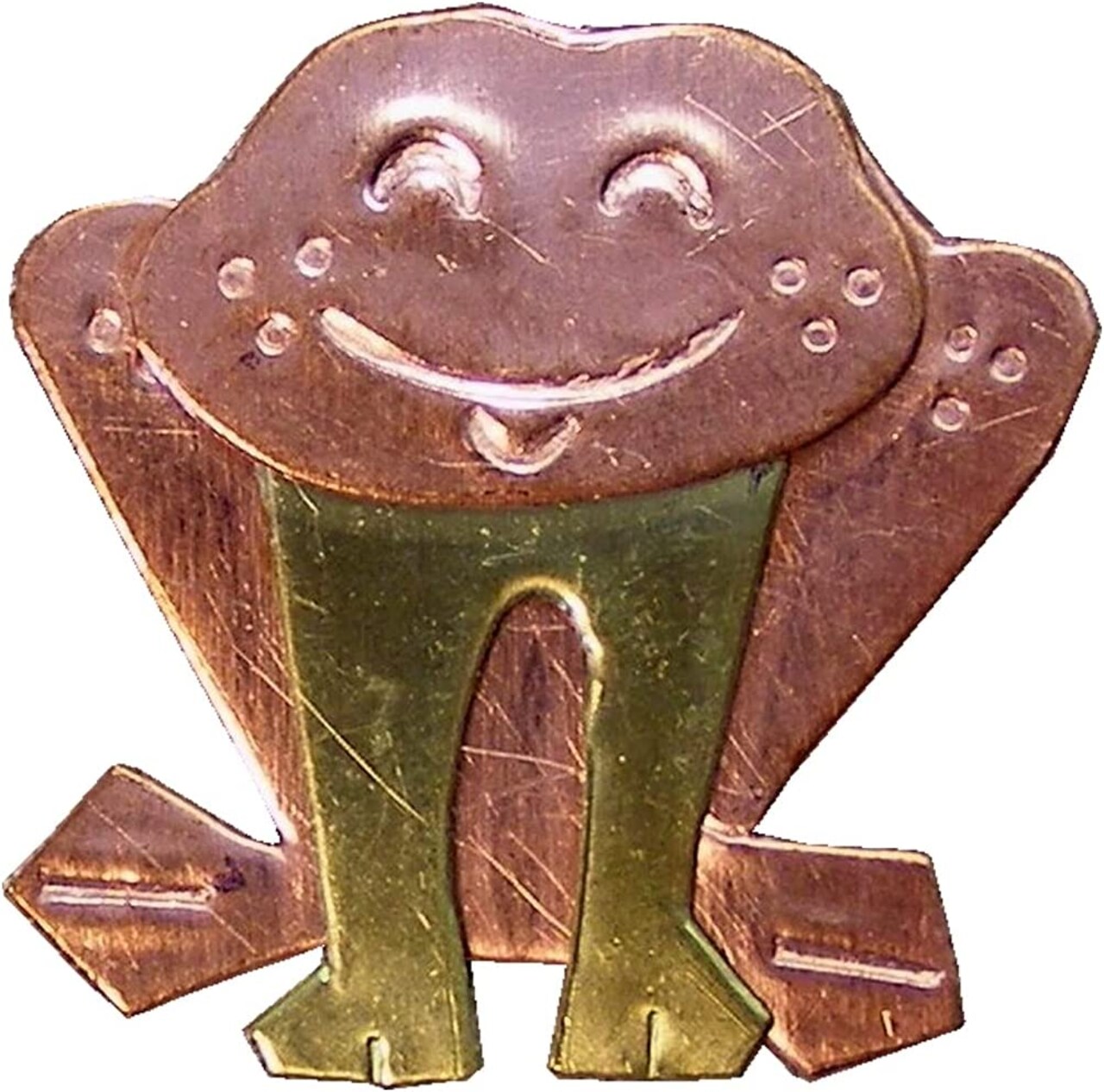 Puffin & Company Frog Needle Nanny Magnetic Needle Minder Holder, Brooch